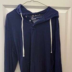 The Rail Navy Blue Hoodie Sweater